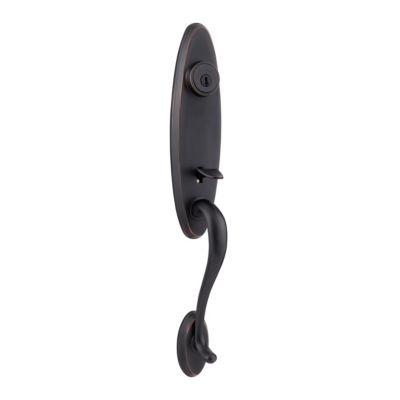 Wellington Handleset - Deadbolt Keyed One Side (Exterior Only) - featuring SmartKey